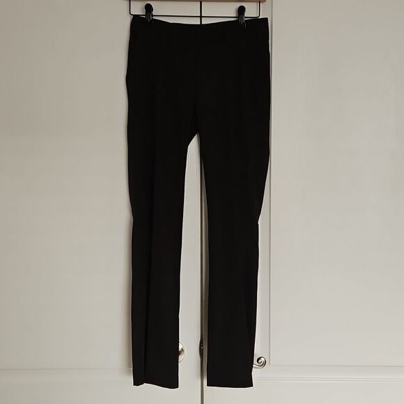 Seductions Ladies Pinstripes Wide Leg Pants XS Brown - Picture 1 of 16